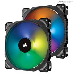  Fan Corsair ML140 RGB Led - Kit 2 Fan 