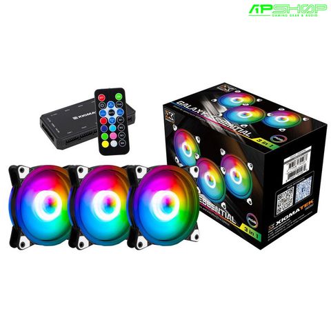 Fan Xigmatek Galaxy Essential RGB CX120 3 Fan Pack - 120mm