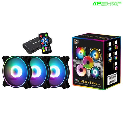 Fan Xigmatek Galaxy Pro RGB CT120 3 Fan Pack - 120mm