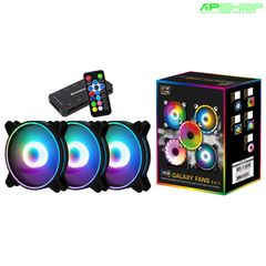  Fan Xigmatek Galaxy Pro RGB CT120 3 Fan Pack - 120mm 