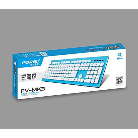 Keyboard Forev Fv - Mk3 (màu xanh - trắng)