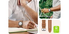  Dây da Eco Hybrid Galaxy Watch, Size M/L 