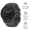Apple Watch S6 LTE 40mm viền thép dây cao su xanh dương