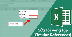  Cách sửa lỗi Circular References trong Excel 100% thành công 