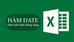 Cách sử dụng hàm DATE trong Excel tính năm đơn giản, có ví dụ dễ hiểu 
