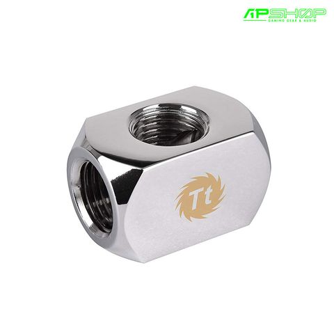 Fit Nối Ống Thermaltake Pacific 4 Way G1/4 Connector Block - Chrome