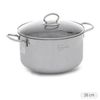 Nồi nhôm chống dính nắp kính 26 cm Delites NDE