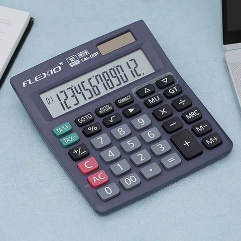 Máy tính cầm tay Thiên Long - Flexio CAL-05P Xanh Navy
