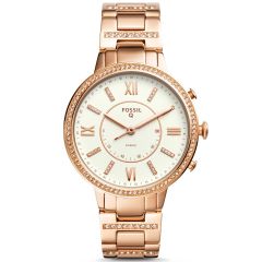 Đồng Hồ Thông Minh Fossil Hybrid Ftw5010 - Virginia Rose Gold-tone Stainless Steel 