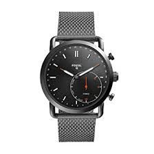 Fossil Hybrid Smartwatch Q Commuter Smoke Stainless Steel