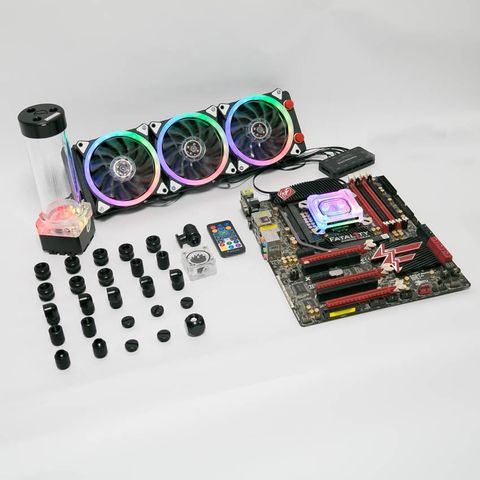 Tản nhiệt nước Custom Freezemod Rainbow RGB P3 V2 Kit