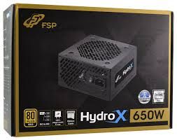 Fsp Power Supply Hydro X Series Hgx650 Active Pfc 80 Plus Gold