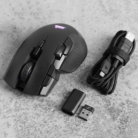Chuột không dây Gaming Corsair Iron Claw RGB Đen