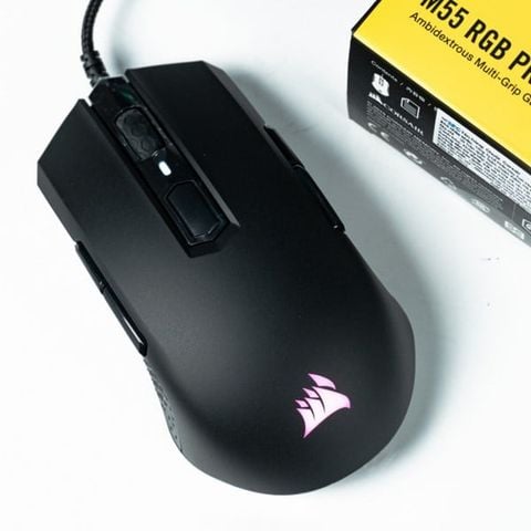 Chuột Gaming Corsair M55 RGB Pro Đen