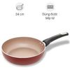 Chảo nhôm sâu chống dính đáy từ 24cm Kangaroo KG662S