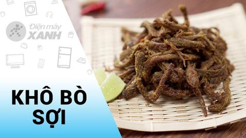 2 Cách làm khô bò sợi bằng chảo chống dính và lò nướng tại nhà thơm ngon