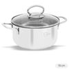 Nồi inox 3 đáy nắp inox 20 cm Fivestar FSN20-SW