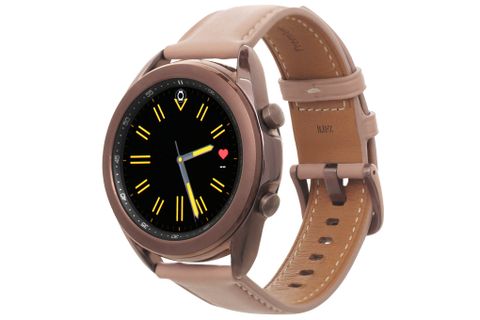 Samsung Galaxy Watch 3 41mm thép vàng dây da hồng