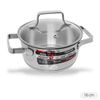 Quánh inox 3 đáy nắp kính 16 cm HappyCook Q16 MLGP