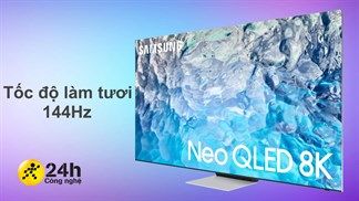 Samsung ra mắt TV thông minh Neo QLED 4K và 8K đời 2022 với tốc độ làm tươi 144Hz, tích hợp nền tảng tổng hợp NFT