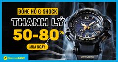  Top 9 đồng hồ G Shock thanh lý từ 50 - 80%, giá rẻ bất ngờ, mua ngay kẻo lỡ! 