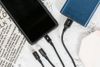 Cáp 3 đầu Lightning Type C Micro 1m Xmobile DR002 Đen