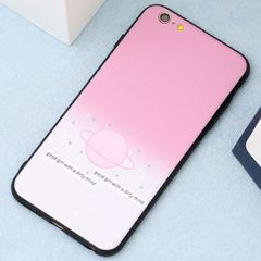  Ốp lưng iPhone 6/6S+ nhựa cứng viền dẻo TPU+PC UV OSMIA CKTG225 Hồng 