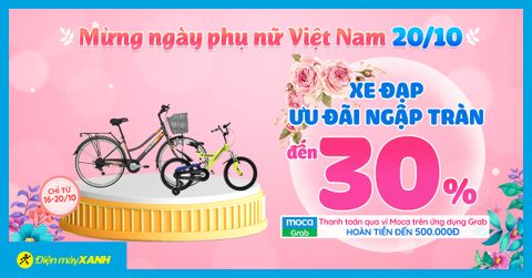 Tâm lý hiểu đúng ý Nàng - Top 5 Xe đạp giảm SỐC đến 30%, trả góp 0%, quà siêu xịn
