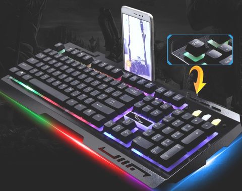 Keyboard G700 chuyên game (màu đen+có đèn)