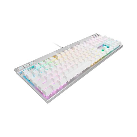 Bàn phím gaming có dây Corsair K70 PRO-WHT-OPX Silver Switch Led RGB CH-910951A-NA