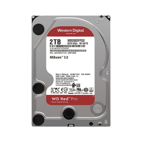 Ổ Cứng Hdd Wd 2tb Red Pro 3.5 Inch, 7200rpm, Sata3, 64mb Cache