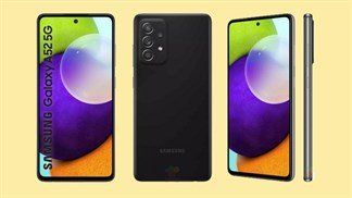Galaxy A52 5G phiên bản màu đen với bộ nhớ trong 128GB lộ giá bán trên một trang bán lẻ, bạn thấy mức niêm yết này OK chứ?