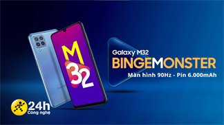 Galaxy M32 ra mắt: Có màn hình 90Hz, chip chuyên game, pin lớn như sạc dự phòng, giá chỉ từ 4.6 triệu đồng