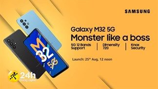 Samsung chính thức ấn định thời điểm ra mắt Galaxy M32 5G, hé lộ có chip Dimensity 720, camera 48MP và pin 5.000 mAh