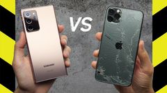  Galaxy Note 20 Ultra với kính cường lực Gorilla Glass Victus hoàn toàn mới đánh bại iPhone 11 Pro Max trong thử nghiệm thả rơi 