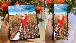 Những hình ảnh đầu tiên về Galaxy Z Fold 3: Viền màn hình mỏng hơn đáng kể, camera được đưa xuống dưới màn hình