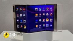  Samsung trình diễn điện thoại màn hình gập kiểu mới: Có thể gập được 2 lần, phần mềm hoạt động khá mượt mà 