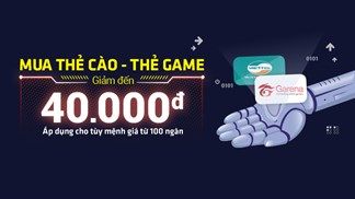 Tiện lợi, nhanh chóng và tiết kiệm lên tới 40k, đó là những điều tuyệt vời khi bạn mua Online thẻ cào, thẻ game ở Trung Tâm Bảo Hành