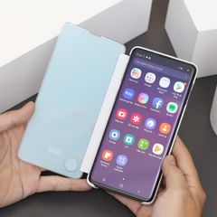 Bao da Samsung Galaxy S10 nắp gập ClearView 