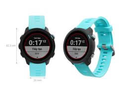  Đồng hồ thông minh Garmin Forerunner 245 Music dây silicone xanh 