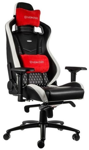 Ghế Gamer Noblechairs Epic Real Leather Black/White/Red