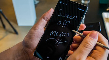 Bật ghi nhớ trên màn hình tắt Samsung Galaxy Note FE