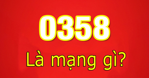 Đầu số 0358 là mạng gì? Ý nghĩa của đầu số 0358? Có phải số lộc phát?