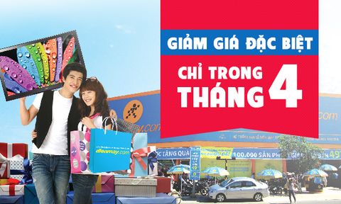 Giảm giá đặc biệt, chỉ trong tháng 4