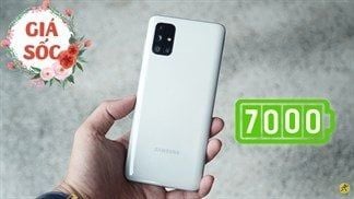 Galaxy M51 giảm tiền triệu vài ngày cuối tháng 3, máy có pin khủng 7.000mAh, chip Snapdragon mà giá tốt sao nỡ bỏ qua