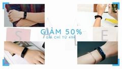  Loạt vòng tay thông minh đổi trả đang giảm sốc đến 50%, giá rẻ bèo chỉ từ 49k thôi đấy, deal hời thế này sao nỡ bỏ lỡ 