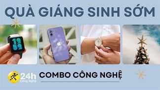 Mua đồ công nghệ làm quà giáng sinh? Tham khảo ngay 3 combo cực chất tại TTBH, giá siêu tốt trong dịp sale tháng 12