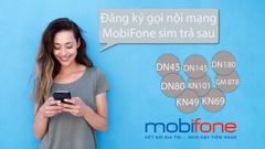  Đăng ký các gói khuyến mãi gọi nội mạng MobiFone cho sim trả sau 