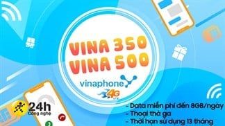 Bật mí gói cước Vinaphone data xài thả ga đến 8GB/ngày, nghe gọi phủ phê, chỉ còn nửa giá khi mua kèm iPhone