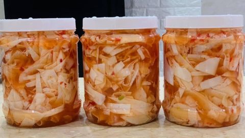 2 Cách làm măng ngâm ớt chua cay giòn ngon không đắng cực đơn giản